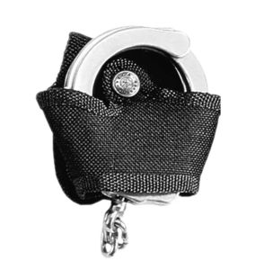 Porta manette in cordura aperto