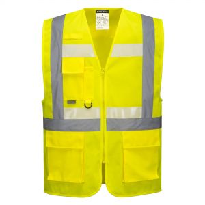 Gilet Glowtex con zip Classe 2