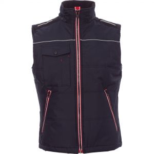 Gilet con zip lunga