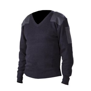 Maglione con scollo a V modello vigilante