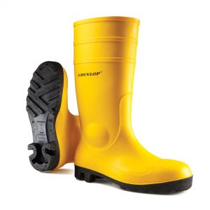 Stivale giallo da lavoro in PVC